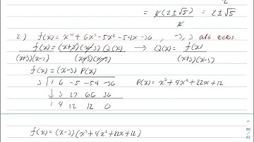 Using a Given Zero to Write a Polynomial as a Product of Linear Factors