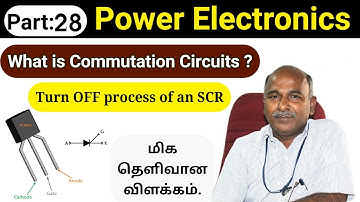 What is Commutation Circuits for SCR in tamil