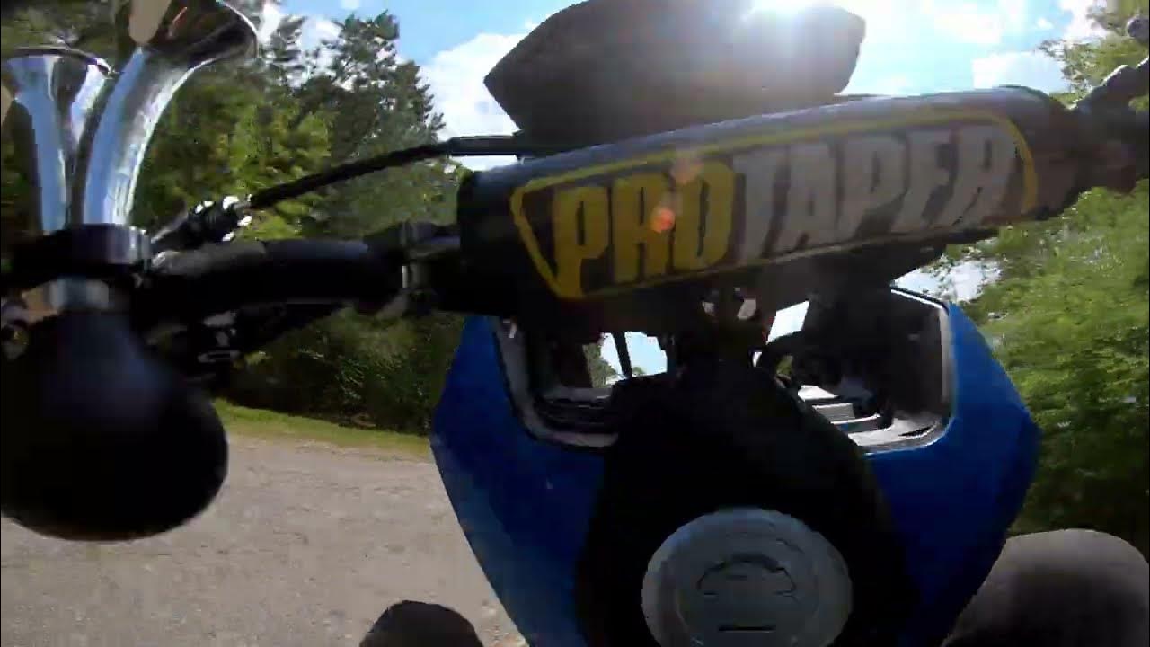how to wheelie a boom vader honda grom clone 101 YouTube