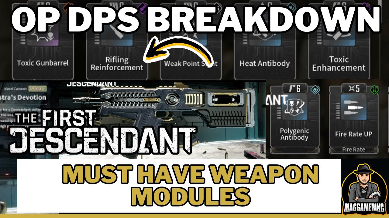 The Best Weapon Modules for Max DPS in The First Descendant - Best how ...