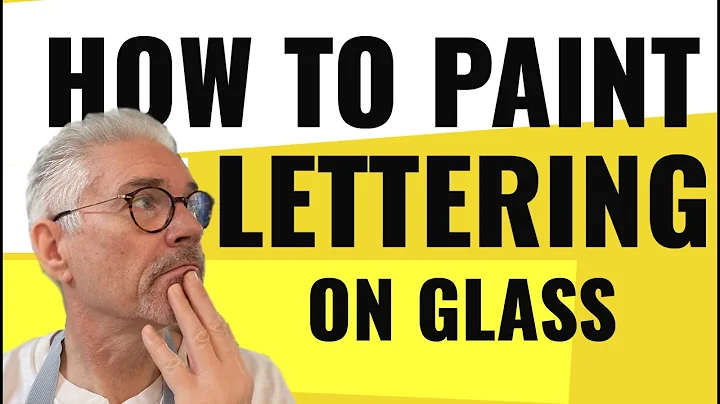 How to Paint Lettering on Glass