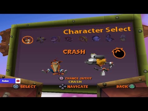 Crash Tag Team Racing All Characters [PS2]