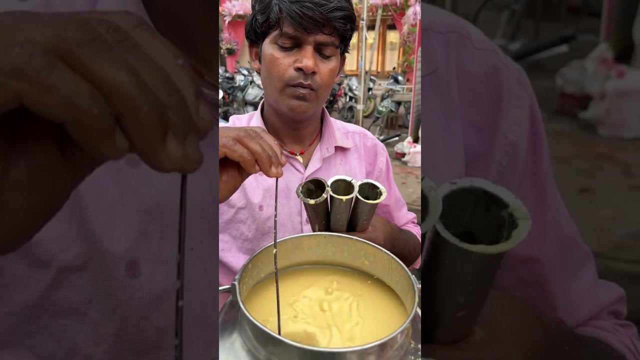 Matka Malai Traditional Kulfi Making From Scratch In Patna | Indian Street Food