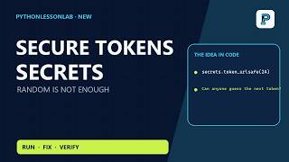 Generate Secure Random Tokens with Python secrets