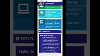 Pengenalan Elearning Madrasah versi Smartphone, menu CBT (Part 2)
