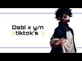 Dabi x y/n tiktok’s