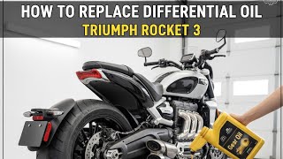 2025 Rocket 3 differential bevel box oil change
