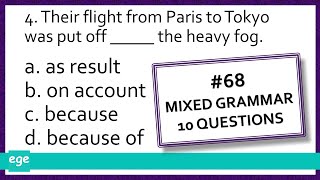 English Grammar Exercises #68 | Mixed Grammar Quiz