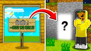 EVİMDE GİZLİ HAZİNE KORDİNATLARI VAR! (Minecraft Ahtapot Adası)