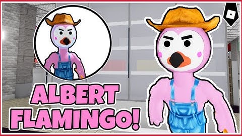 How to get "ALBERT FLAMINGO" + FLAMINGO MORPH/SKIN in PIGGY: BOOK 2 ROLEPLAY! - ROBLOX