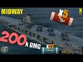 Midway 5 Kills &amp; 200k Damage | World of Warships Gameplay