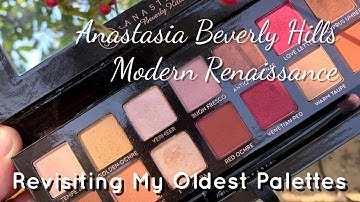 Makeup Throwback - Swatching My Oldest Palettes - Anastasia Beverly Hills Modern Renaissance