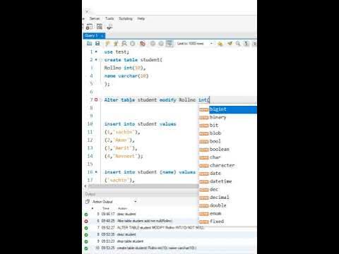 How to Add Not Null Constraint in Existing Table in SQL - YouTube