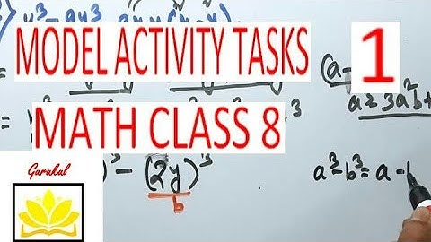 WBBSE CLASS 8 MATH || MODEL ACTIVITY TASKS 1