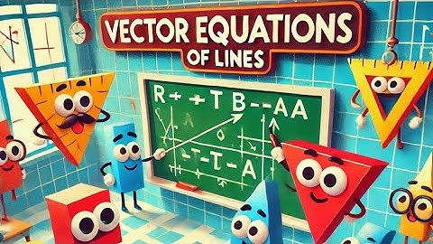 VCE Specialist Maths 3&4: Vector Equations of Lines (Lect. 25/95)