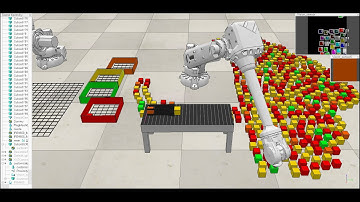 V-REP - Pick and Place using Vision Sensor