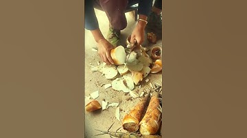 super sharp! the right tool for peeling and tidying bamboo shoots #shorts