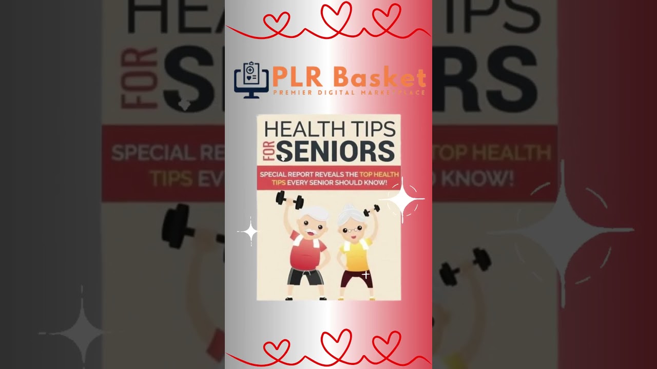 Health Tips for Seniors – eBook with Resell Rights