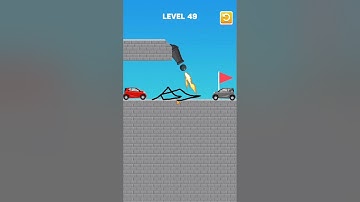 Draw Bridge Puzzle Game Level 49 #shorts