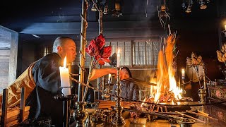 🔥 Morning Fire Ritual In Ekoin Temple | Koyasan (高野山), Wakayama Prefecture 🇯🇵