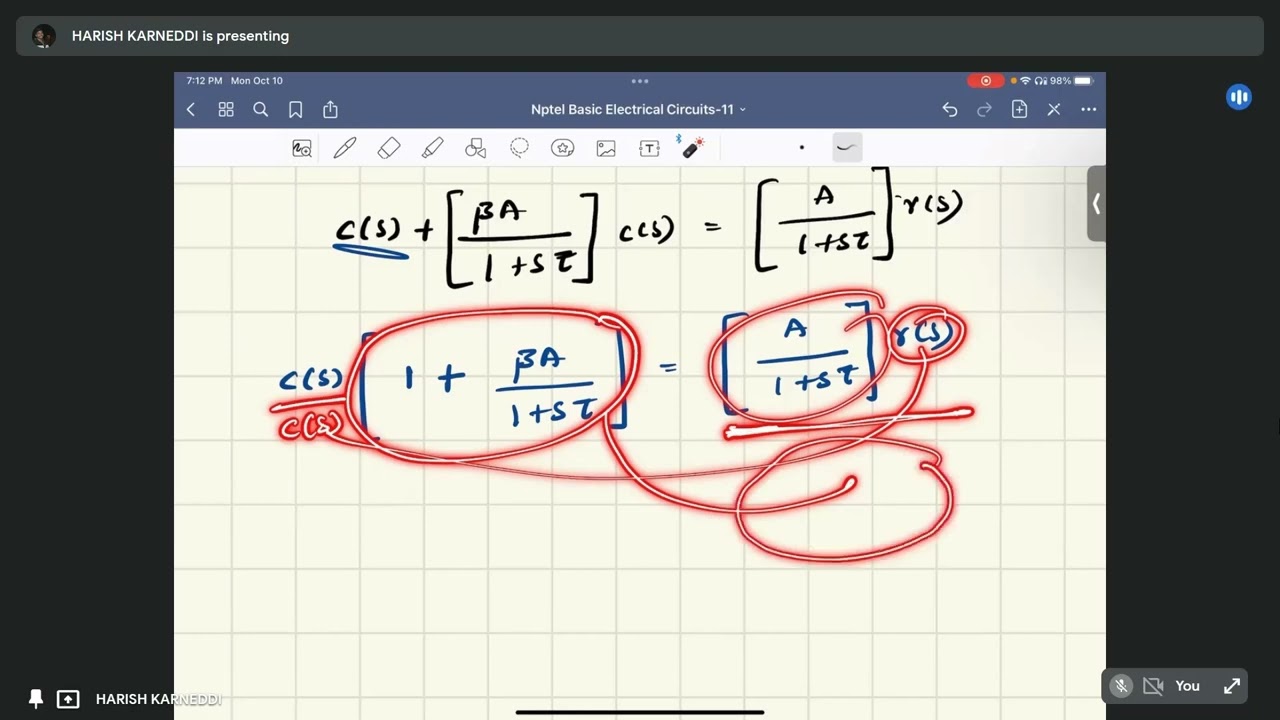 Block diagram reduction | Basic Electric Circuits:Problem-solving Session| Assignment - 11| NPTEL-TA