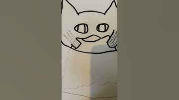Drawing Maxwell the cat