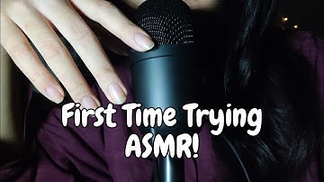 First Time Trying ASMR! (random triggers :D)