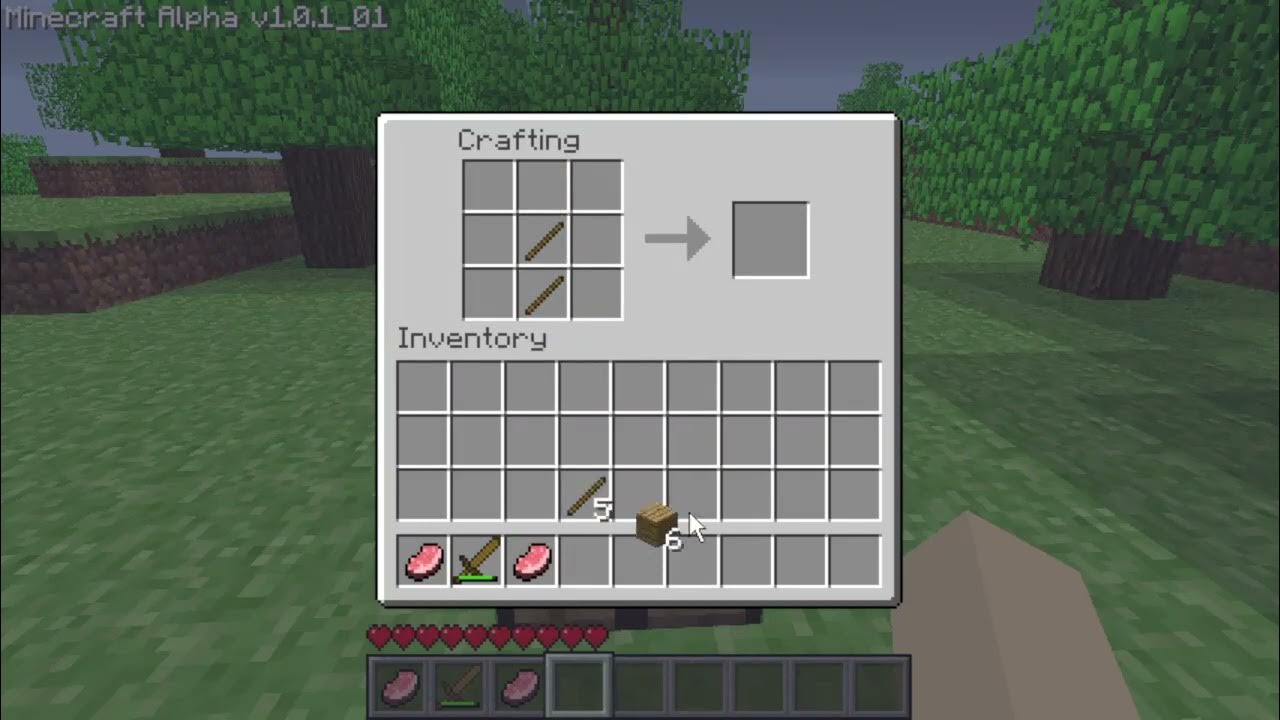 How to craft pickaxe! In minecraft. - YouTube