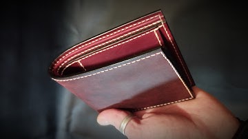 Handmade Leather Bifold Wallet - Free Pattern