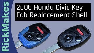 2006 Honda Civic Key Fob Replacement Shell