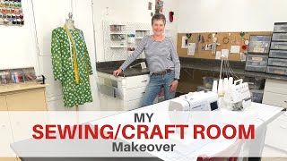 My Sewing/Craft Room Makeover – Great Tips for a More Organized and Enjoyable Sewing Room