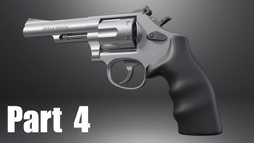 Low Poly Revolver - Grip - Blender 3DCG Modeling Tutorial for Beginner
