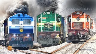 ALCO's wont Stop SMOKING | Diesel Locomotives | Indian Railways