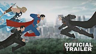 Superman, Thor, Dark Superman, Hyperion Vs Red Eclipse Superman | Official Trailer | SK Animations 