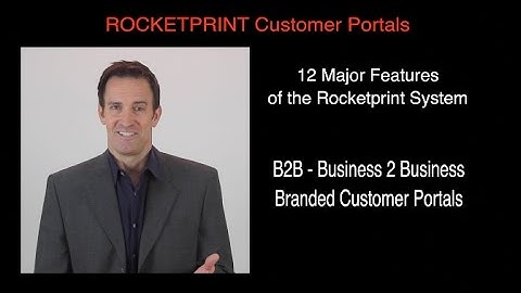 Rocketprint Software - Branded Customer Portals
