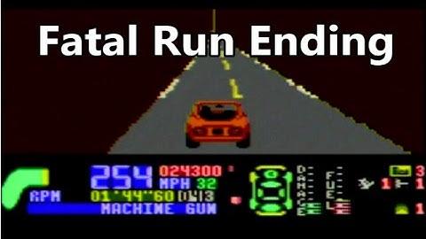 Fatal Run Ending (Atari 7800) The No Swear Gamer
