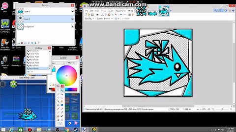 How To Make A Decent Geometry Dash Icon On Paint.net [UPDATE]
