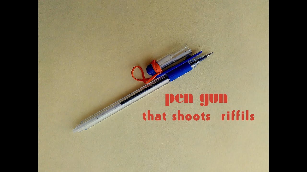 How to make pen shooter