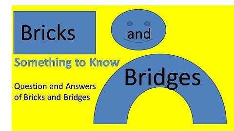 Question Answer of Bricks and Bridges Chapter 5  Social Science Class 4 DAV SCHOOL we and our world