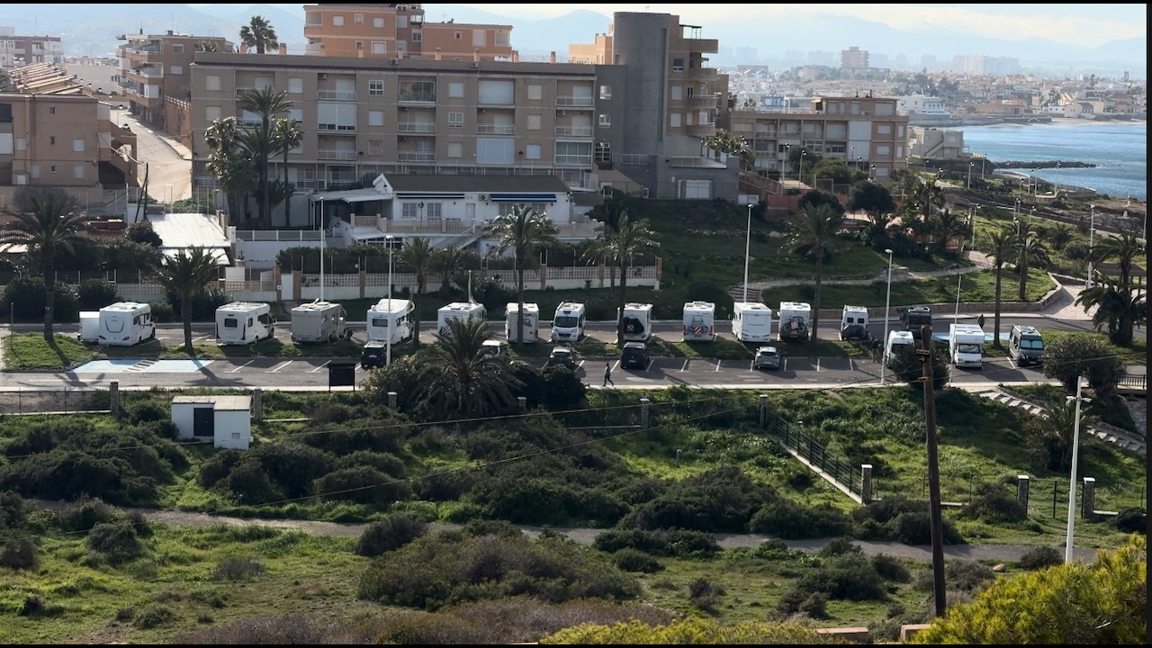 Cabo de Palos, Faro de Palos   band oppompen en toch een treintje #032@2026