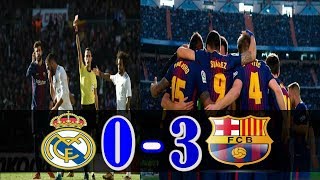 Real madrid vs barcelona 0-3 all goals ...