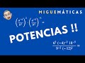 10 Ejercicios de potencias RESUELTOS paso a paso