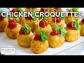 Delicious easy chicken croquettes  chicken appetizer