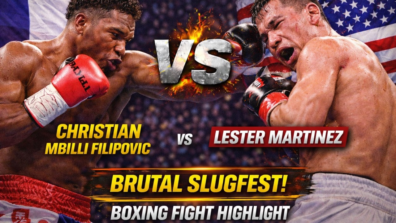 Brutal Slugfest! Christian Mbilli (FRA) vs Lester Martinez (USA) | Boxing Fight Highlight