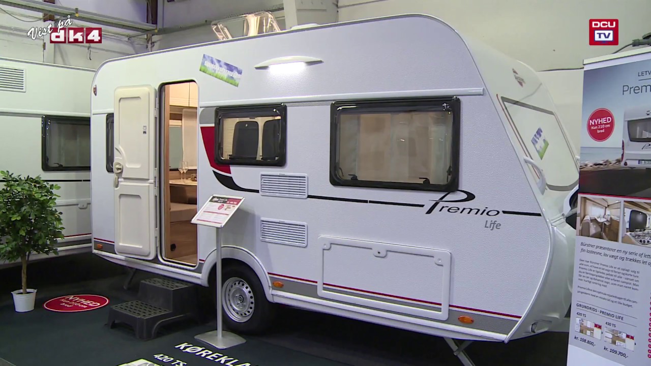teltonika fmb920 Tv: Bürstner Premio Life-campingvogn (2017-model)