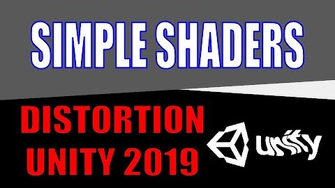 HOW TO MAKE DISTORTION/HEAT EFFECT FOR 2D & 3D - SIMPLE SHADER GRAPHS -  Unity 2019 LTS