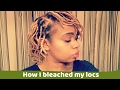 How I bleached my locs!!