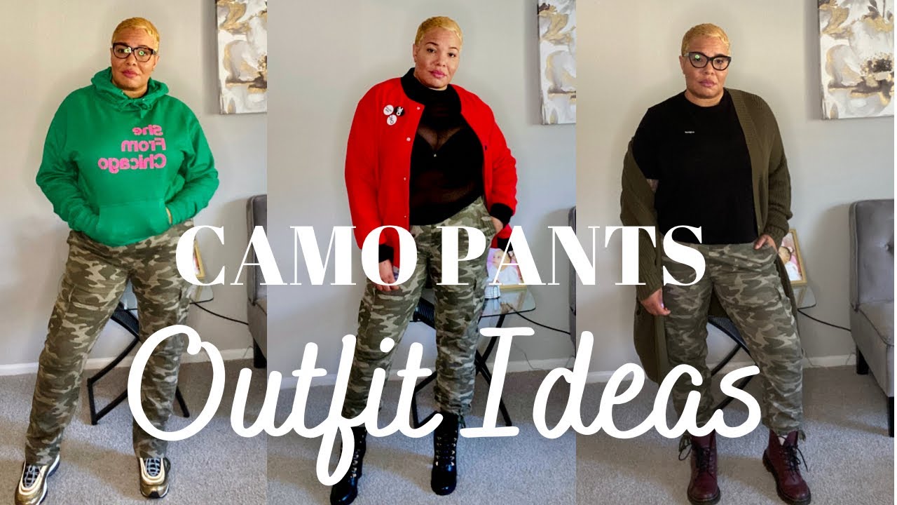 Fall Outfit Ideas for Camo Pants 