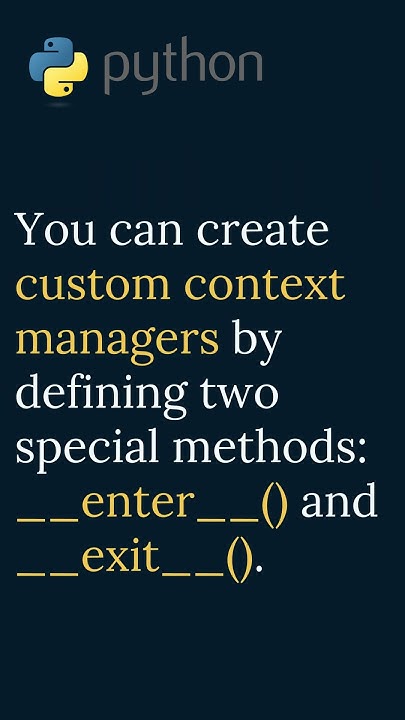 Python Context Managers: The Key to Efficient Resource Management ...
