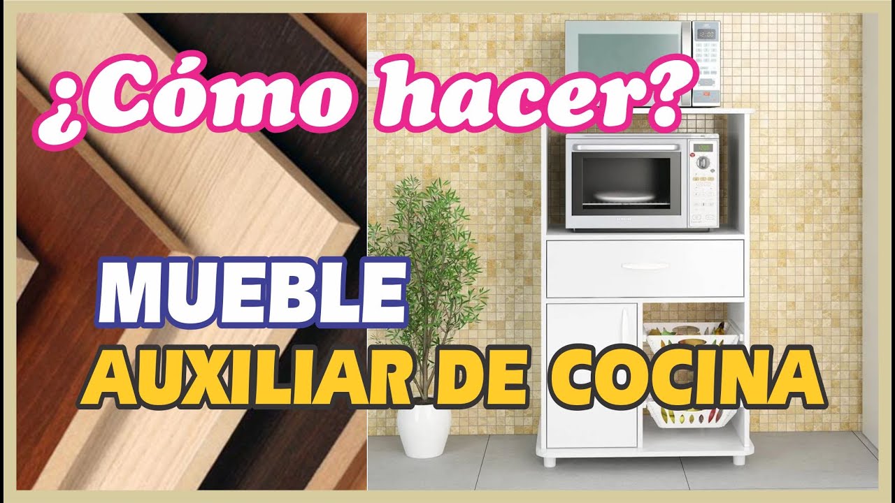 Cómo hacer un mueble organizador de cocina 